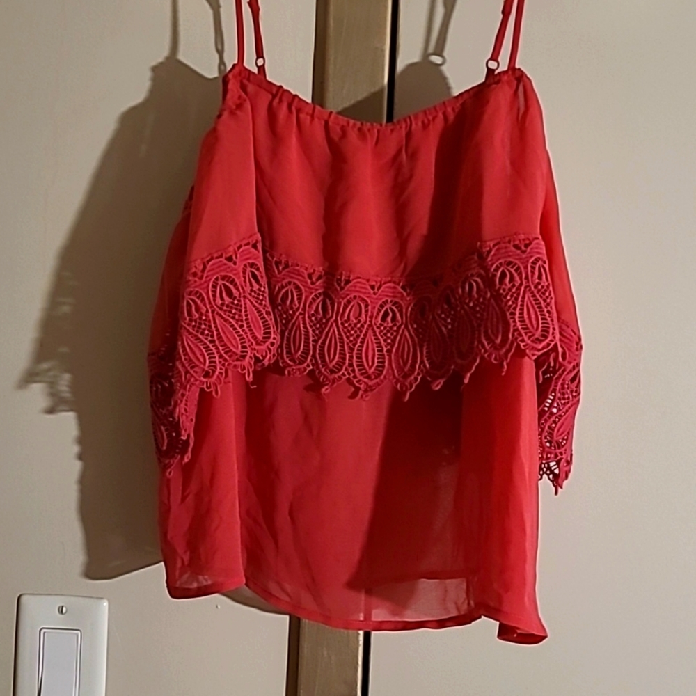 AMERICAN RAG Off The Shoulder Cami Blouse